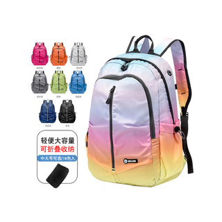 Ultra-leve mochila de viagem feminina 2026 novo leve dobrável saco de pele grande capacidade à prova dwaterproof água ao