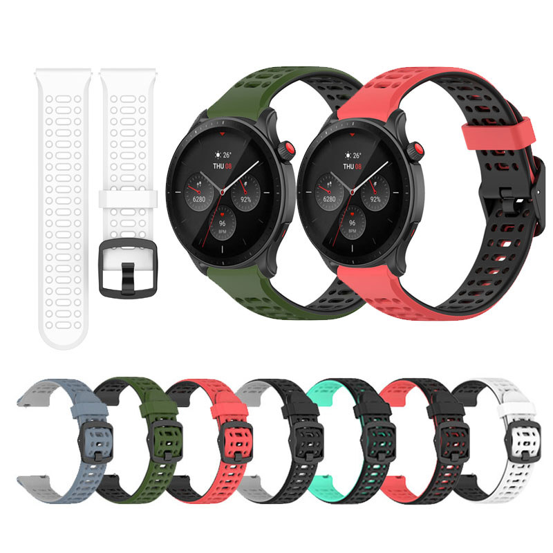 Para Huami Amazfit GTR 3 4 3pro 4pro 2 2E Mini Pulseira De Silicone Banda Esporte Substituição Pulseiras