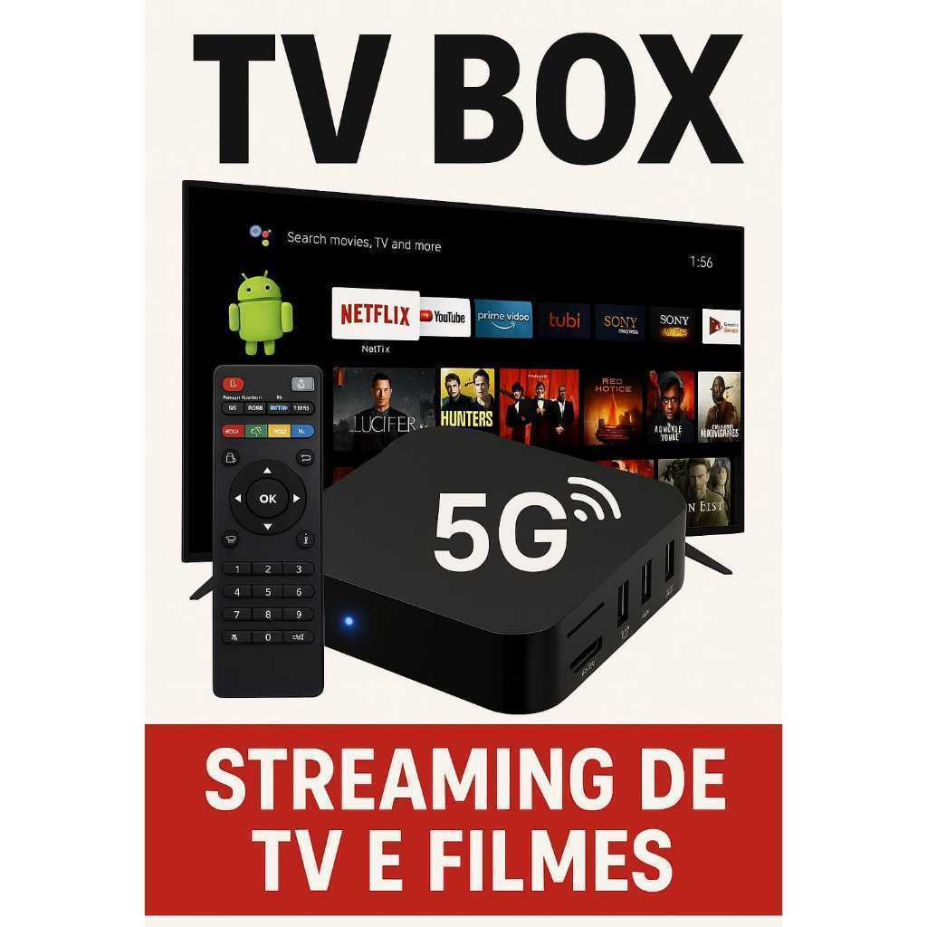 Conexões HDMI e AV | Wi-Fi Dual Band 2.4G e 5G | Compatível com diversos modelos de TV