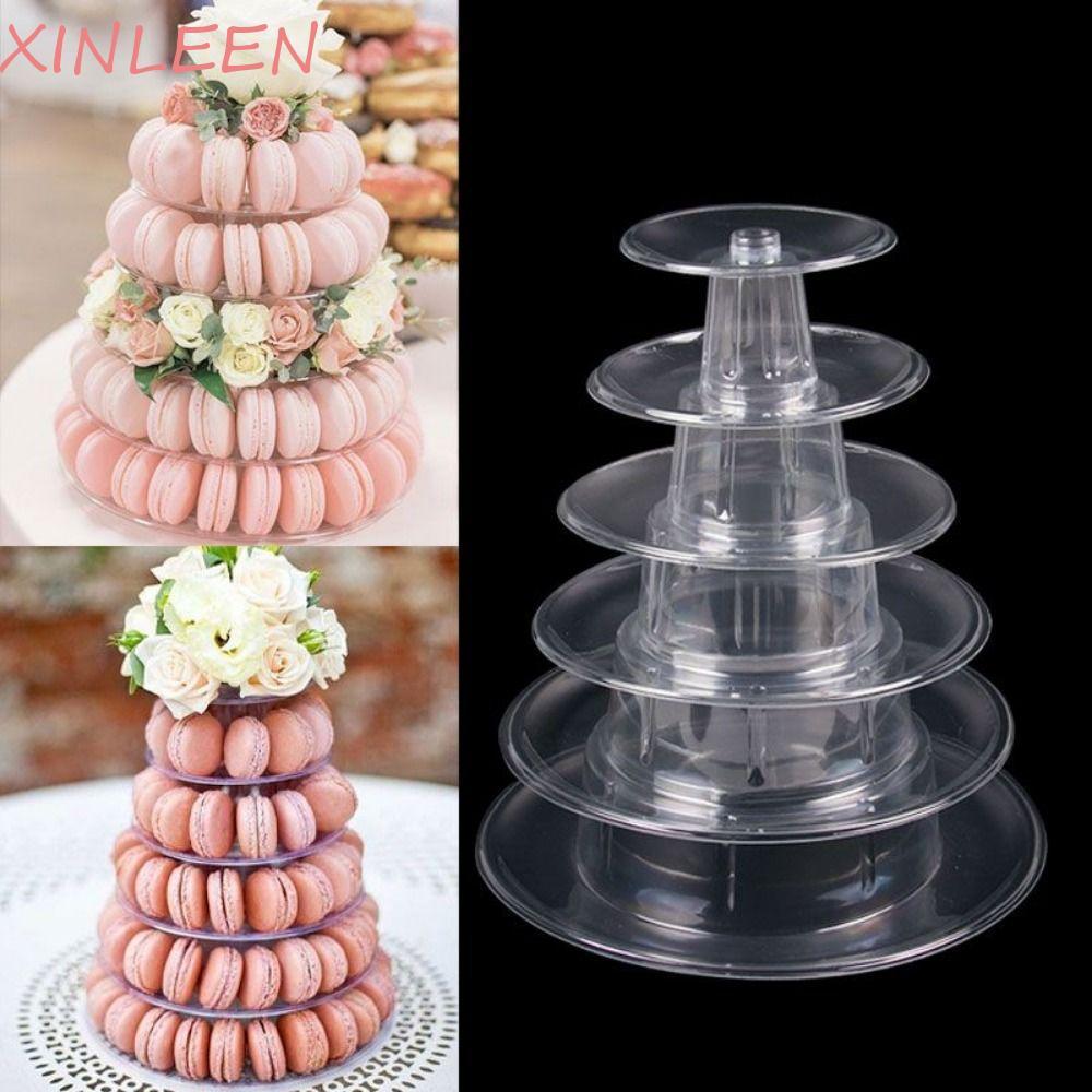 Rack De Torre De Cupcake XINLEEN , Produto Comestível Transparente | Expositor , Colocação De Bolo Reutilizável De Mater