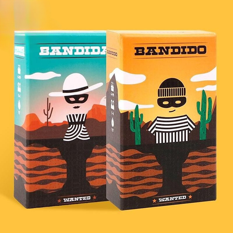 1 Conjunto do Divertido Jogo de Estratégia BANDIDO BANDIDA para 1-4 Jogadores
