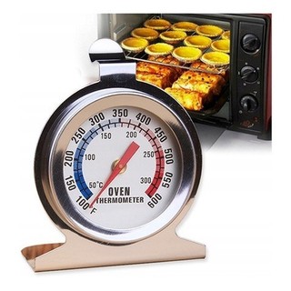 Termômetro Analógico Culinário Forno 300°C Inox Com Base ABC 2 Unidades