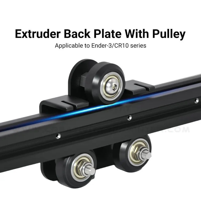 Ender Extrusora Kit De Placa De Suporte Traseiro Polia Traseira Para 3 Pro CR-10 10S S4 S5 Série Impressora 3D