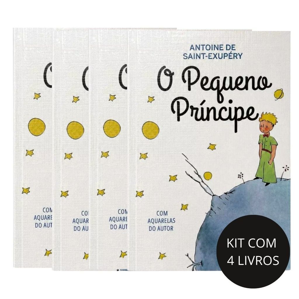 Kit 4x O Pequeno Príncipe | Antoine de Saint-Exupéry