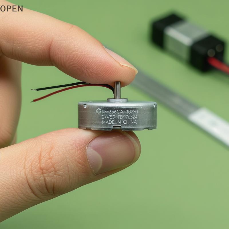 op 1 Peça DC 3V ~ 6V 5.9V 8900RPM Micro 24mm Motor Redondo RF-356CA-10250 Fino Para Ventilador De Brinquedo DIY Hobby Ca