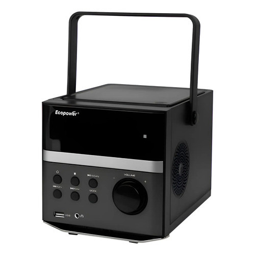 Rádio Toca Cd Portátil Ecopower M702+ Controle Remoto Fm/bt
