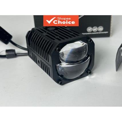 Refletor Externo Para Bicicleta Elétrica , Lente De Feixe Duplo Auxiliar , Lâmpada Matricial 60W W80