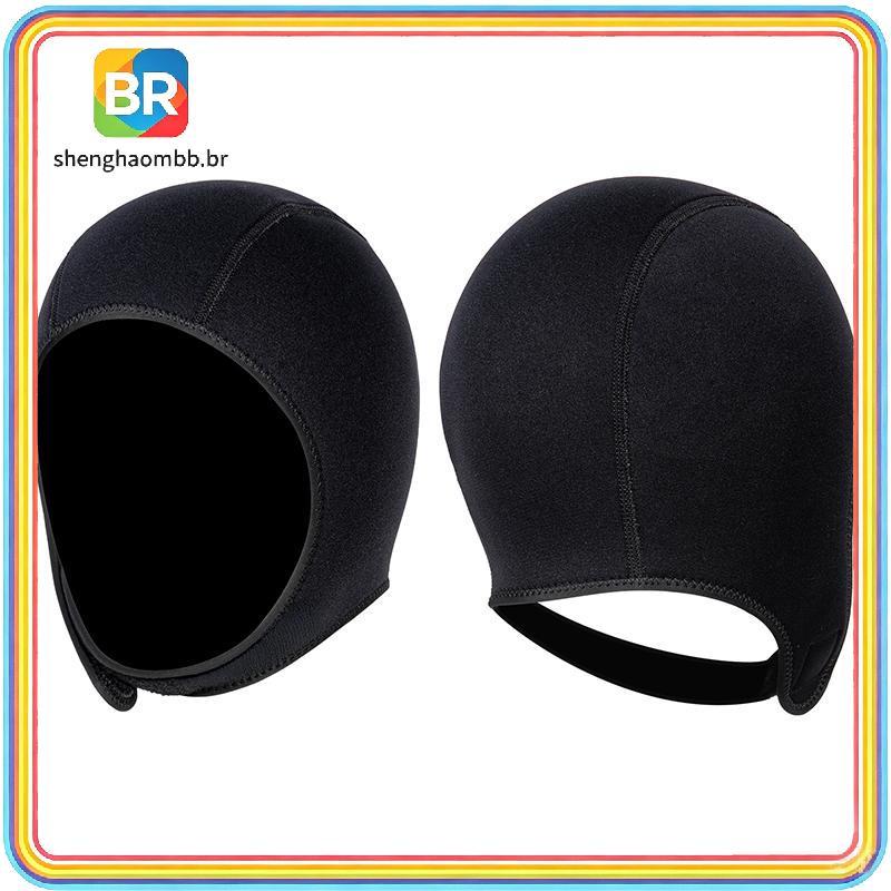 Capa De Mergulho De Neoprene 3MM , Chapéu À Prova D'água , Roupa , Touca De Natação , Surf , Pesca , Caça Submarina , Ki