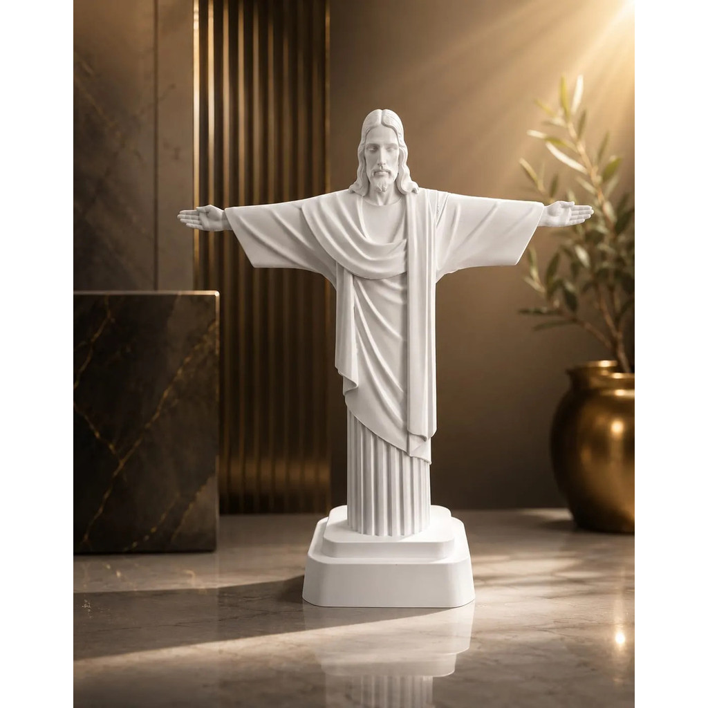 Presente Lembrança Fé Escultura Cristo Redentor