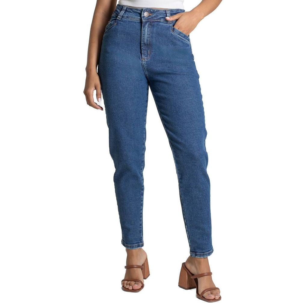 Calça Jeans Sawary Mom - 281543 Azul