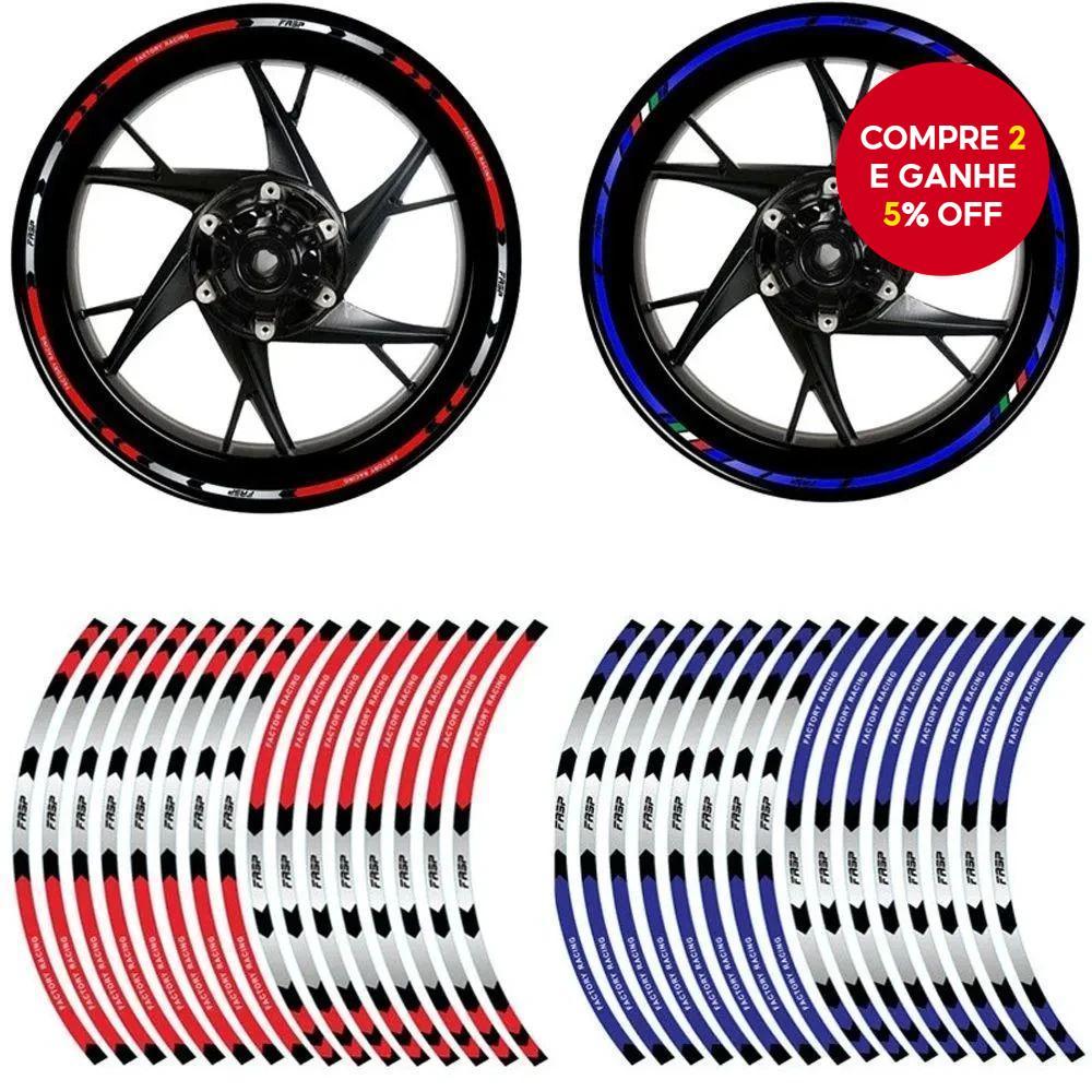 Universal 17 " 18 " Fita Reflexiva Do Aro Da Roda Motocicleta Adesivos Para Honda Carro Bicicleta