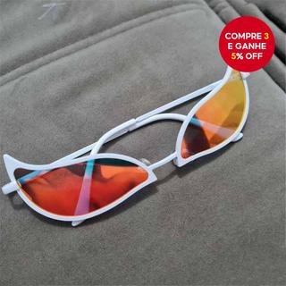 Óculos De Sol Unissex Edgy Slim Flame – Design Leve Com Armação Gráfica Em Negrito Para Roupas Urbanas/Streetwear
