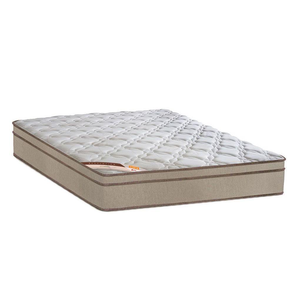 Colchão Queen para Hotelaria Bonnel Revolution Euro Pillow (158x198x27) - Castor