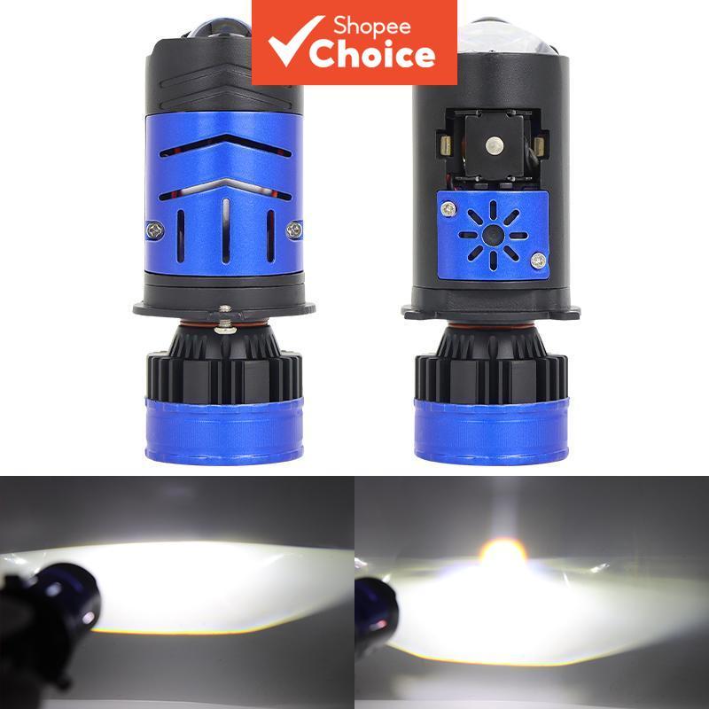 150W H4 LED Mini Projetor Farol 6500K Ventilador Turbo De Feixe Alto E Baixo 12V Carro Motocicleta