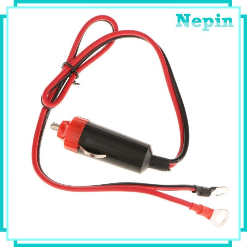 [Nepin] Cabo Adaptador De Plugue Macho De Cigarro 12V 10A Para Inversor De Energia De Carro