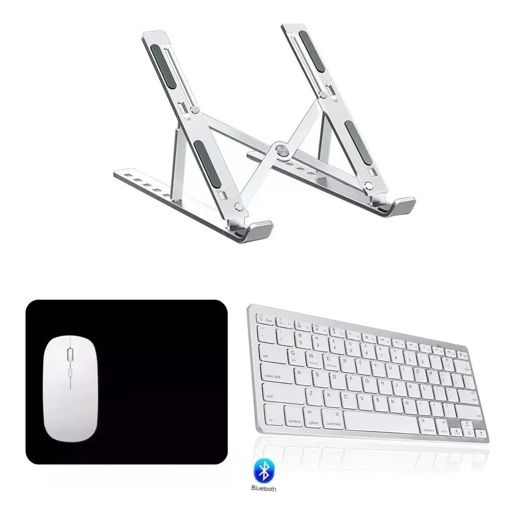 Premium Teclado Bluetooth+ Mouse E Suporte Para Macbook Air 13 M1