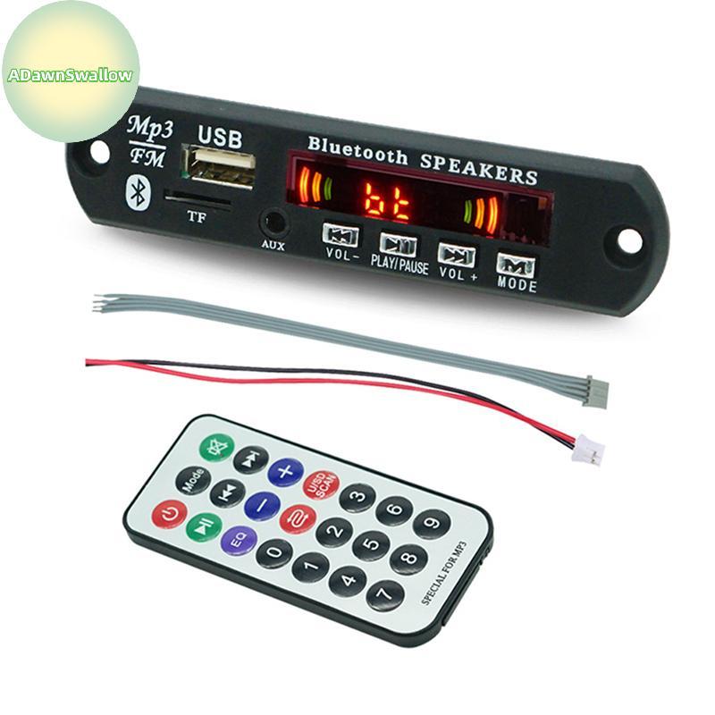 ADS Wireless 5.0 9V-12V MP3 WMA Placa Decodificadora Áudio Do Carro USB TF Módulo De Rádio FM Tela Colorida MP3 Player C