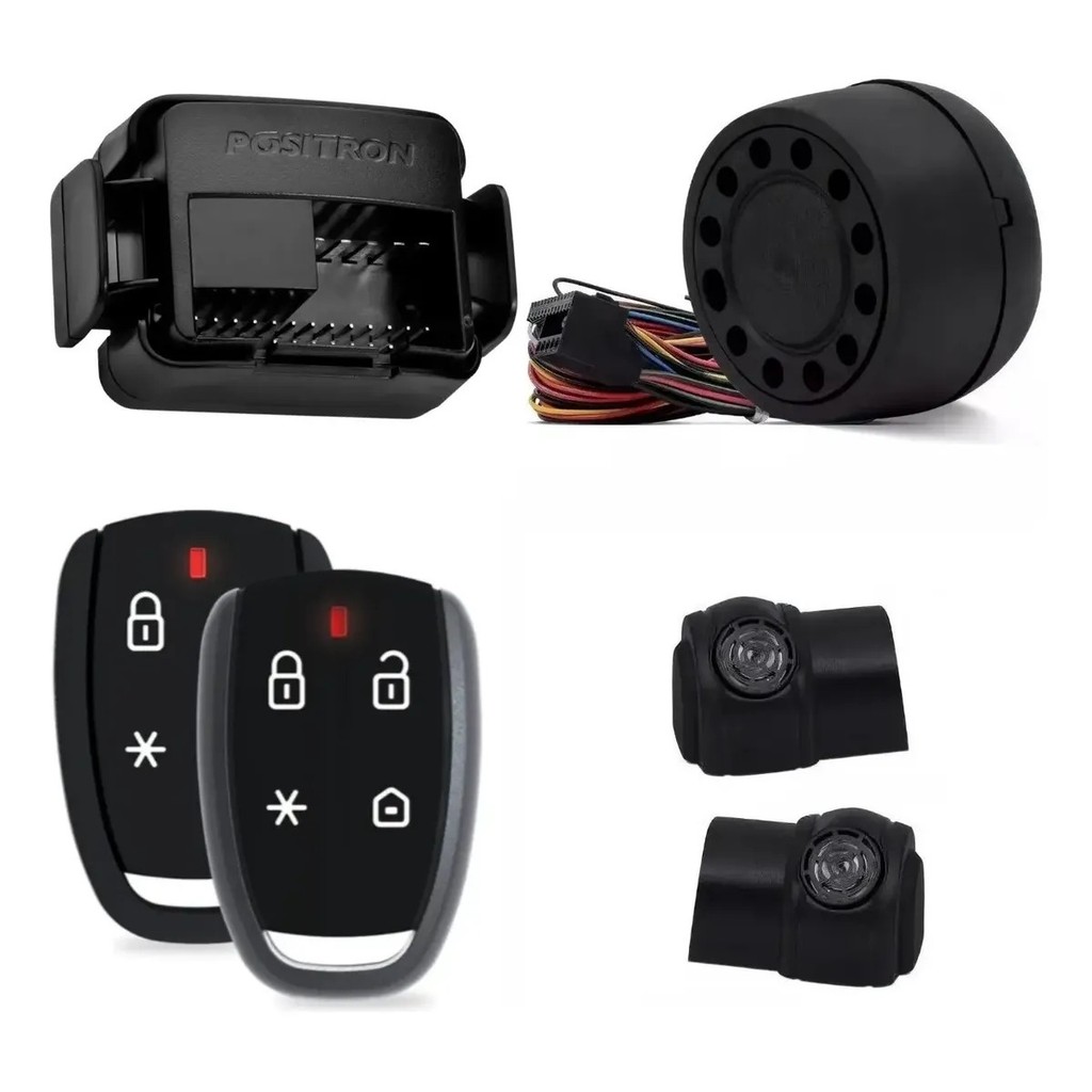 Alarme Automotivo Pósitron Cyber Px360 Universal Função Presença