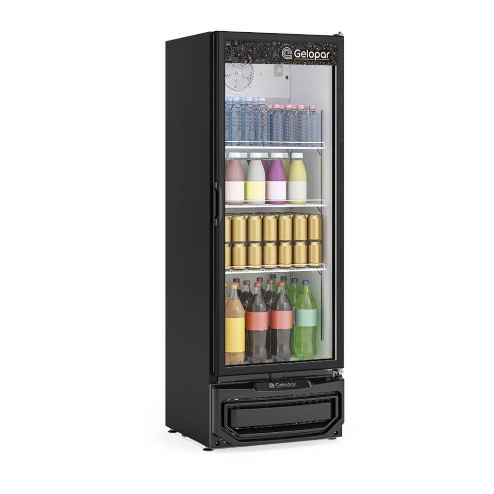 Refrigerador Expositor Vertical Gelopar 410L 1 Porta Vidro Preto 127V GPTU-40 EL PR (81168.09.1) · foto 2
