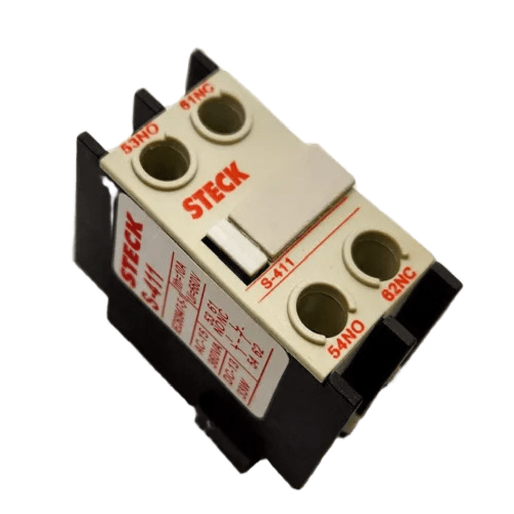 Bloco de Contato Auxiliar 1NA+1NF S-411 - Steck