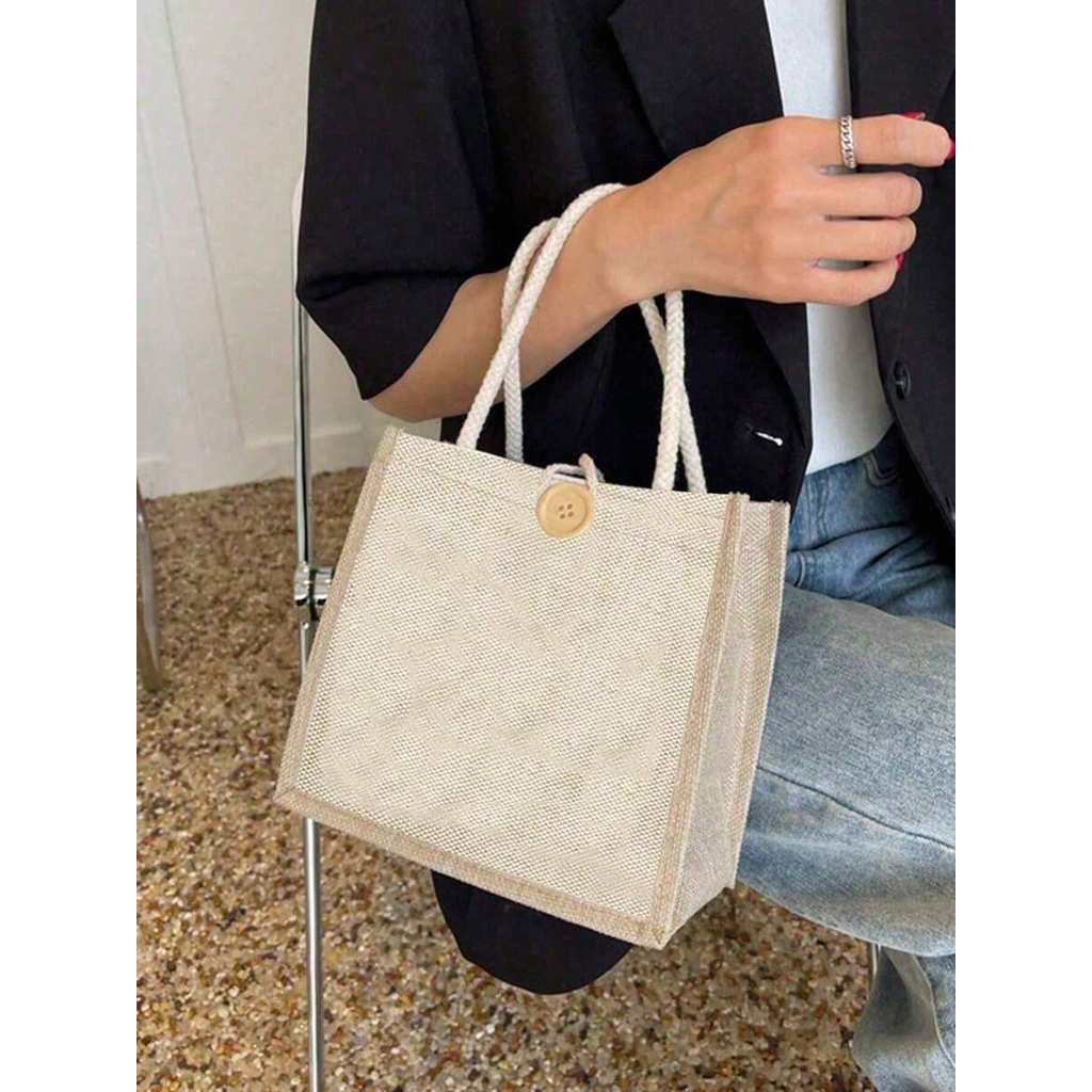 Kit 2 Bolsas Tote Feminina Para Praia Verão