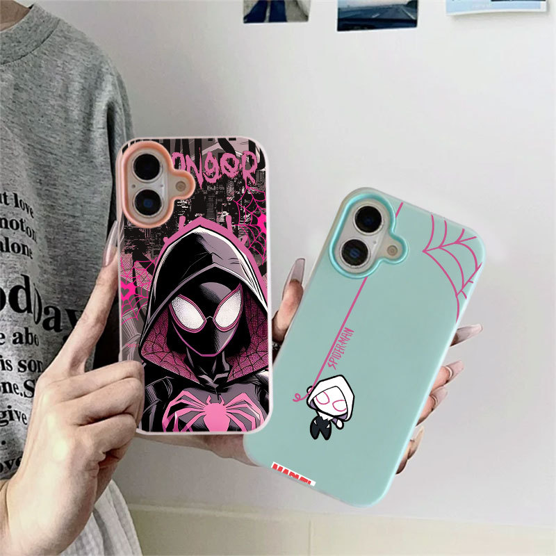 Capa De Telefone De Edições Duplas Do Homem-Aranha Para Samsung S25 ULTRA S24 Plus S23 S22 A17 A16 A15 A14 A13 A52