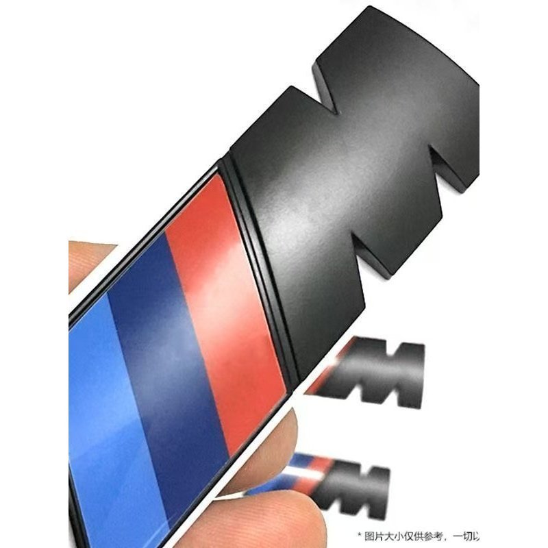 Novo produto adequado para emblemas laterais BMW M para Série 1, Série 3, Série 5, Série 7, emblemas traseiros BMW M, X1