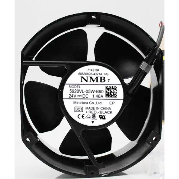 5920VL-05W-B60/B70/B80 24V Super Grande Volume de Ar Equipamento Importado Ventilador Inversor Ventilador Axial