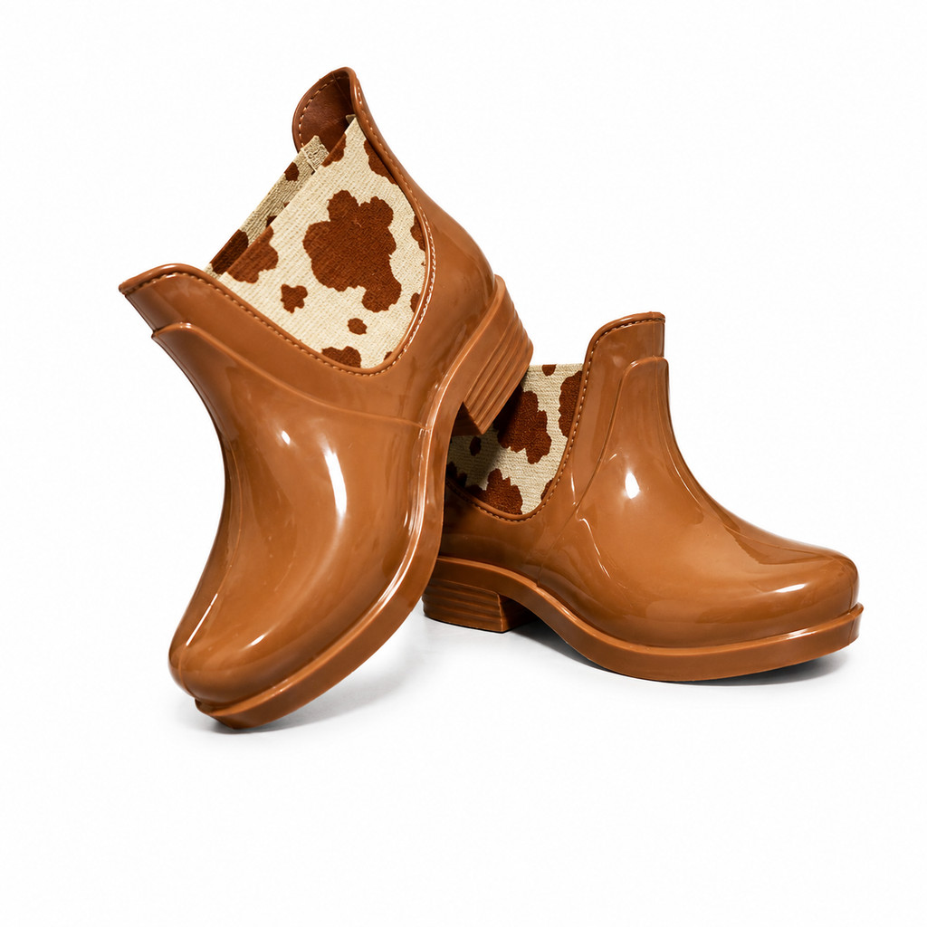 Bota Infantil Menina Junina Galocha Jequinha Cano Curto Country Confortável Antiderrapante Facil