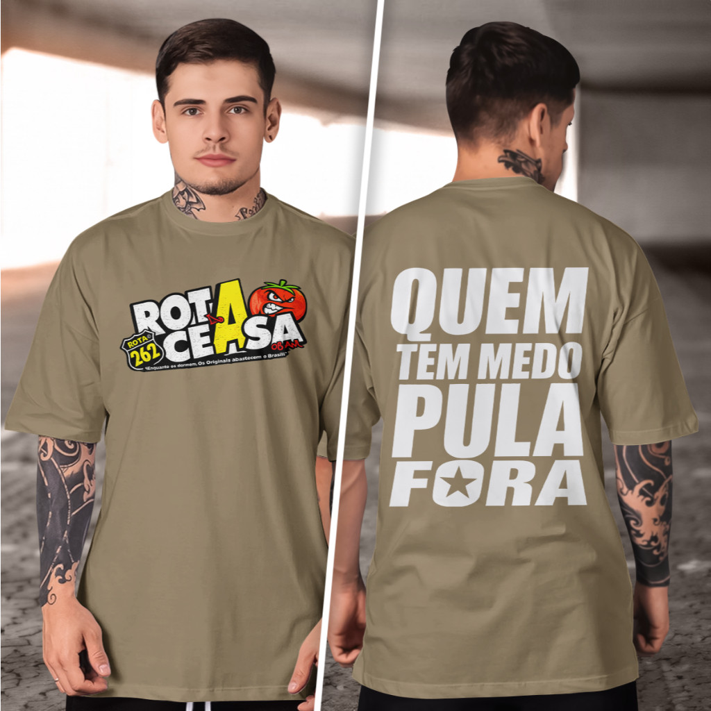 linda Camiseta Rota 262 conforto e estilo 100% Algodão