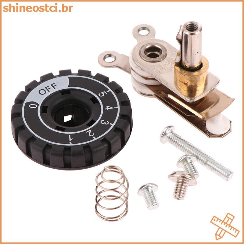 SHINE 1 Conjunto De Termostato Com Encaixe De Botão Para ES-300 94A 94B De Ferro A Vapor Elétrico Controle De Temperatur