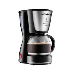 Cafeteira Elétrica Dolce Arome Mondial 18 xícaras Preto e Inox 550W C-30 18X