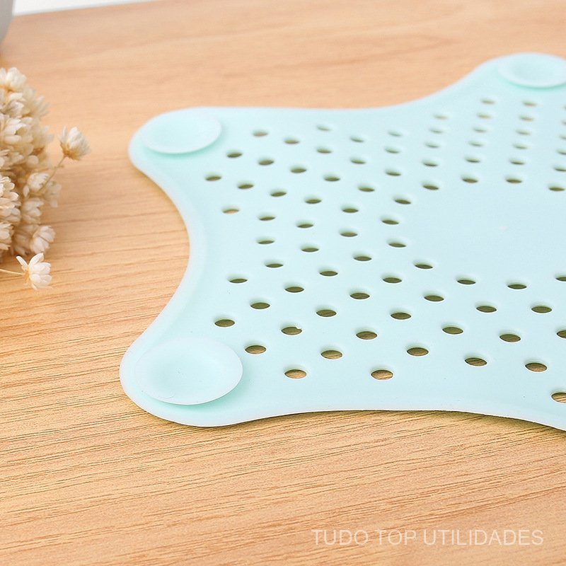 3/4/5 Unidades ampa De Silicone Ralo Pia, Tampa Estrela Cozinha Banheiro Universal Filtro Anti Resíduos Flex Drain