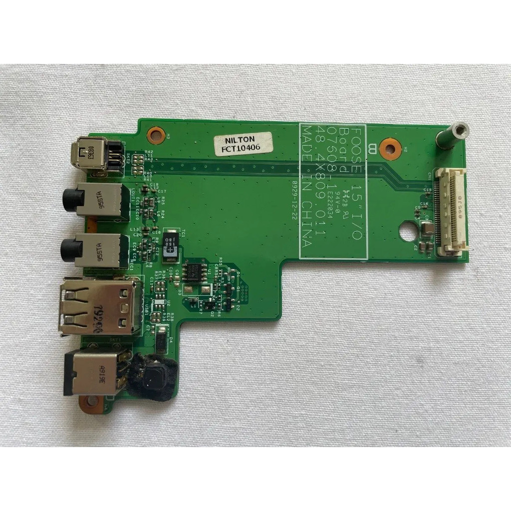 Placa Usb Som Power Jack Dell E5500