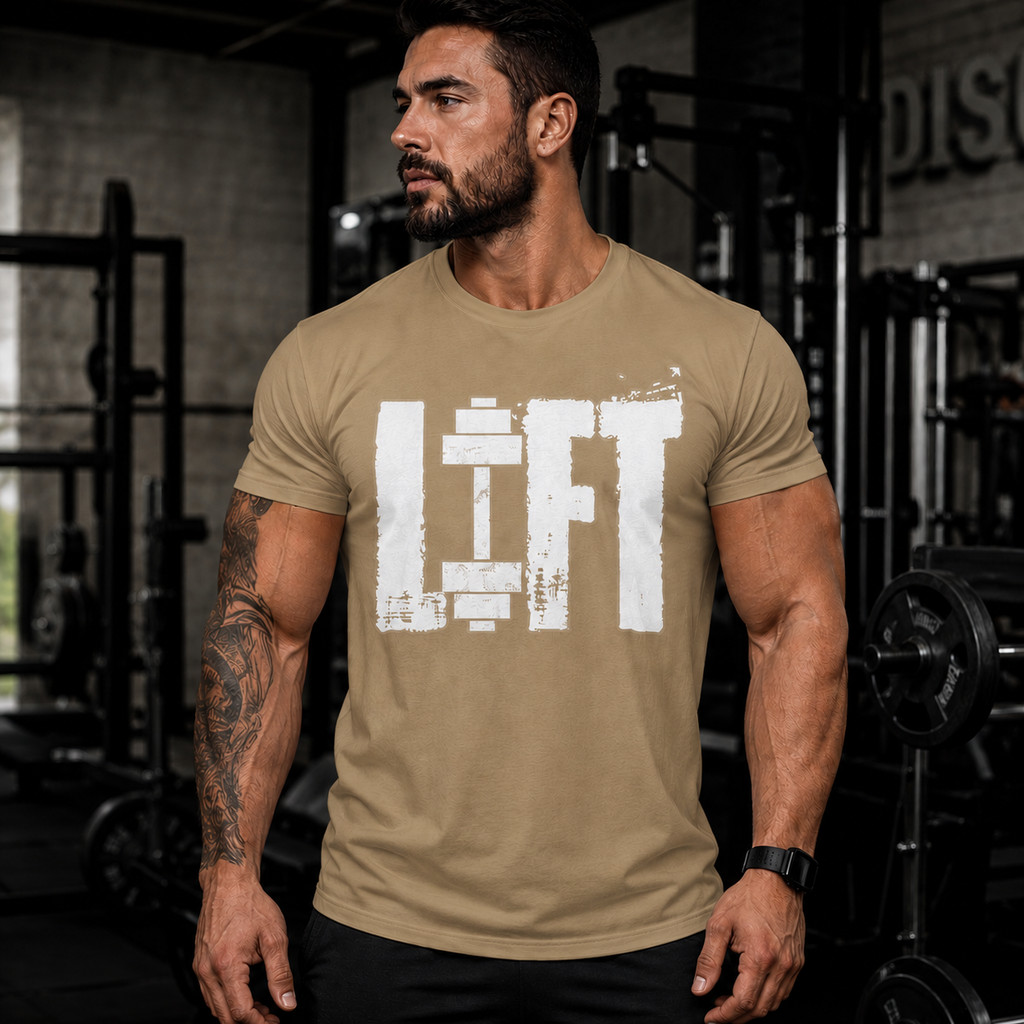 Camiseta Básica Camisa Masculina  Diversas Cores E Modelos Treino Esportiva Confortavel Leve & Respiravél LIFT