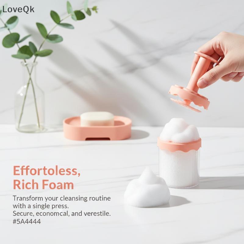 LoveQk Espuma De Lavagem Facial Creme De Limpeza Bolha Antiga Para Pele Brilhante E Limpa 140ml Qk