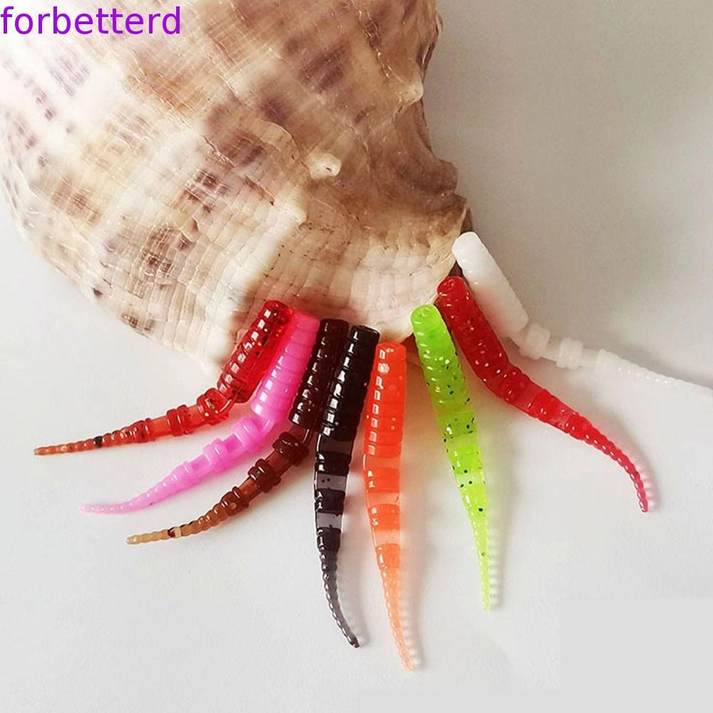 FORBETTERD 10 Pcs Jig Worm Iscas , Macias De Pesca Minnow , Polaris 40mm Afundando Inverno