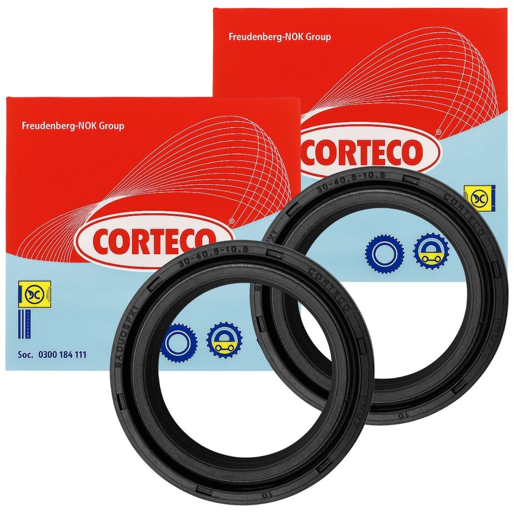 Kit Retentores da Bengala Nmax 160 / Fazer 150 / Ybr 125 Factor (2 Unidades) Corteco