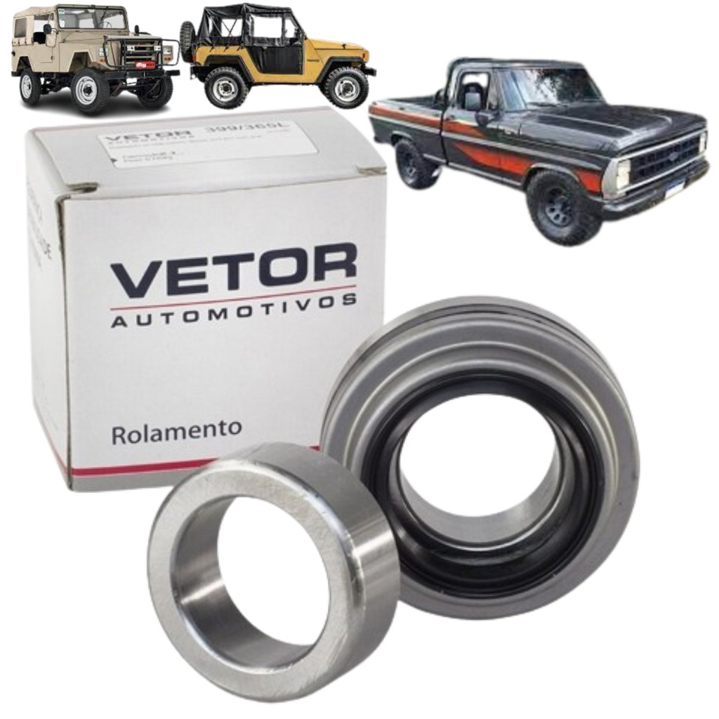 Rolamento Roda Traseira F1000 Dana Engesa Jeep Mpl Javali