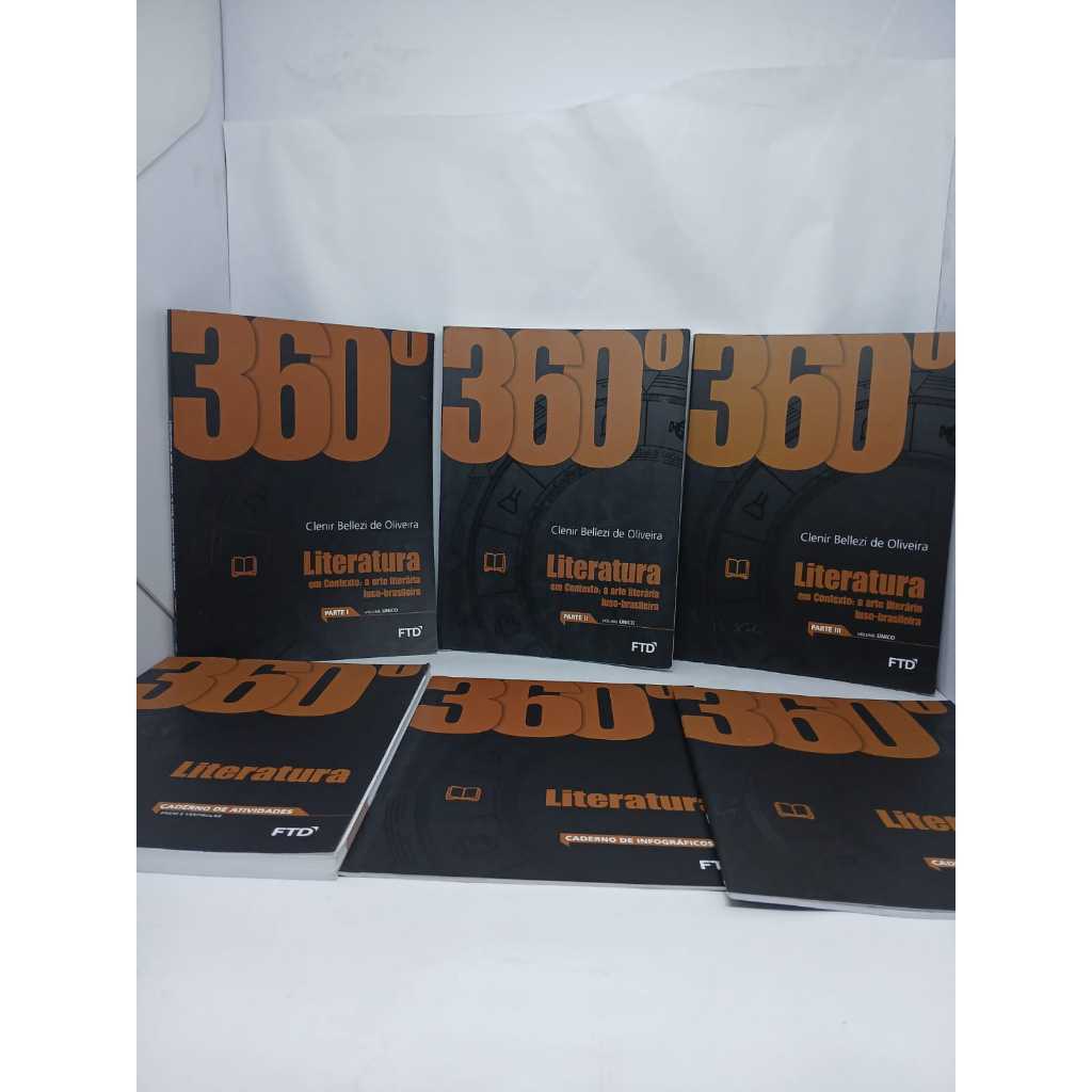 Box 360º Literatura Volume Único de Clenir Bellezi de Oliveira