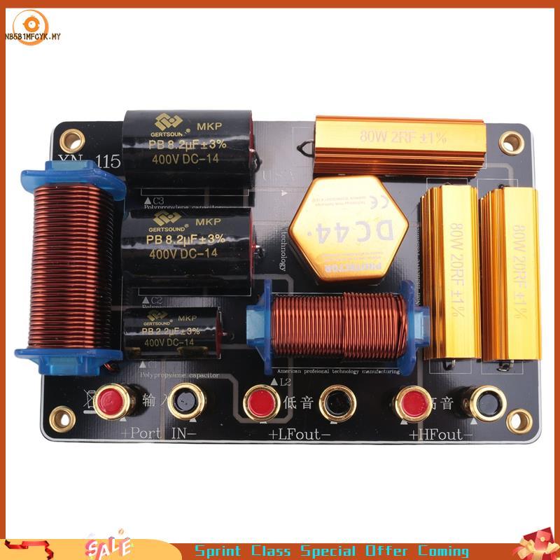 [Best seller] Divisor De Frequência De Áudio De 550 W Alto-Falante Crossover Bidirecional 15 12 Polegadas Desempenho De