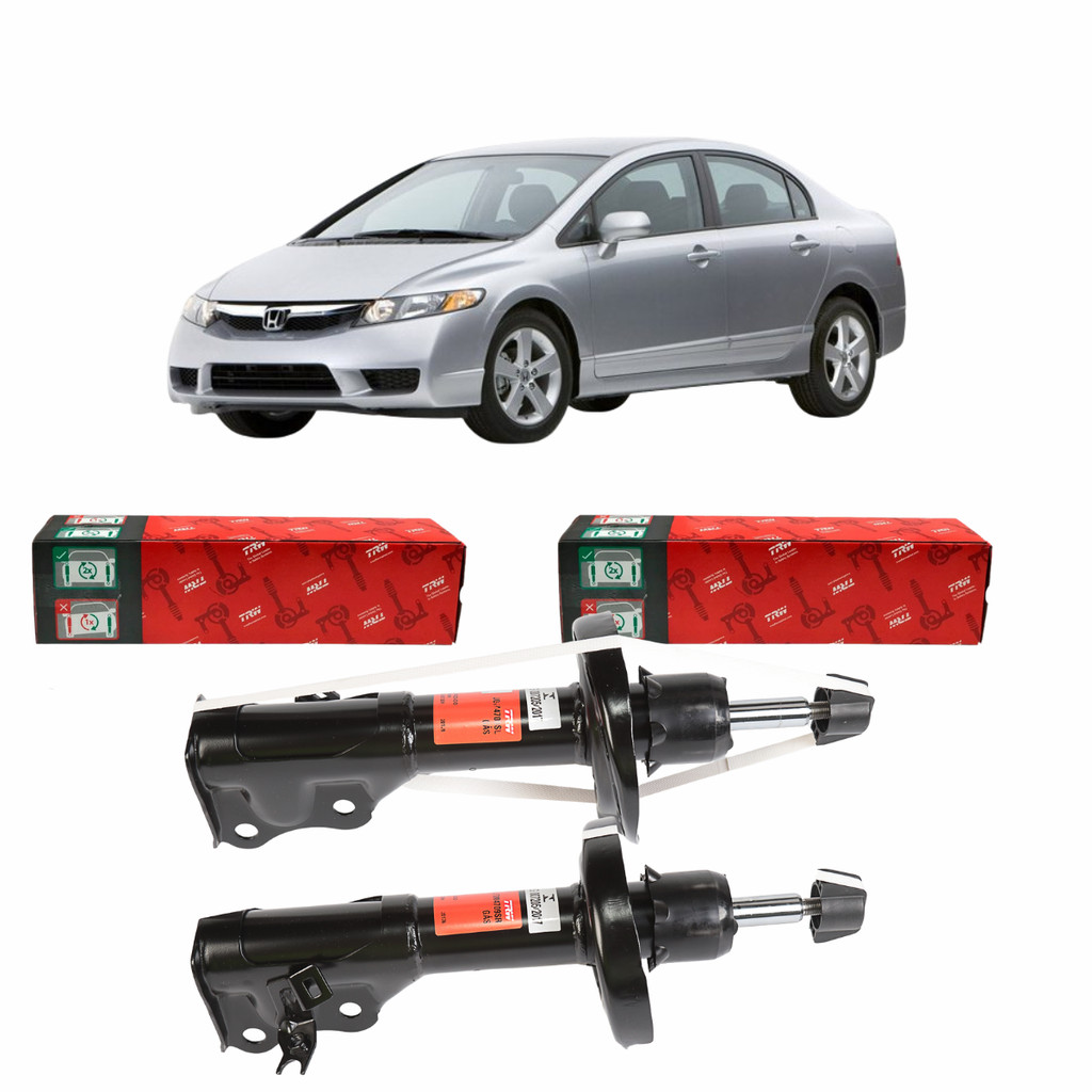 Par De Amortecedor Dianteiro Honda Civic 2007 Até 2011