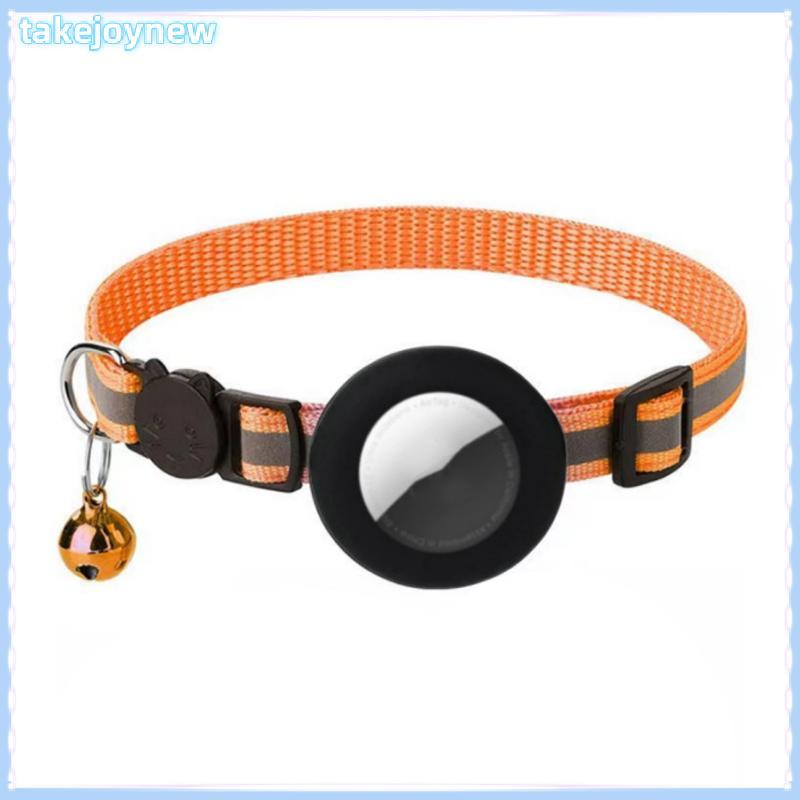 [takejoynewBR] Pet GPS Traer Com Sino Reflexivo Endereço De Gato Coleira Pingente Cachorro Anti-Perda Tbr