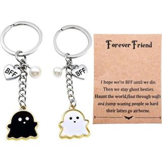 Chaveiro de Fantasma Engraçado para Halloween – Presentes Fofos e Assustadores para Mulheres, Adolescentes e Amigos – Id