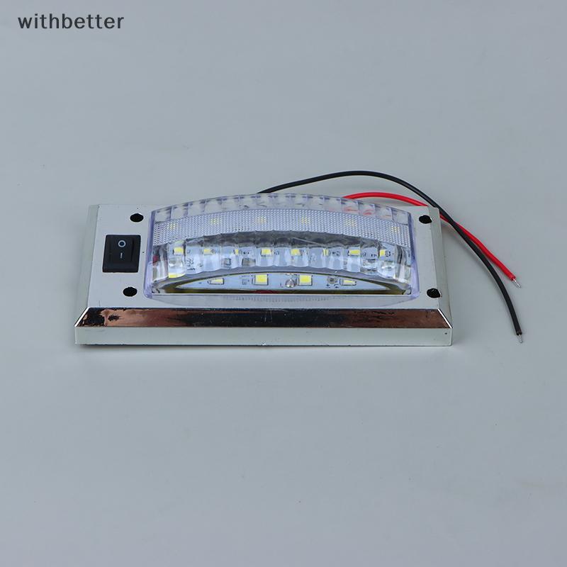 Painel De Luz LED 12V-24V Com Interruptor Para Interior De Barco RV De Caminhão De Carro
