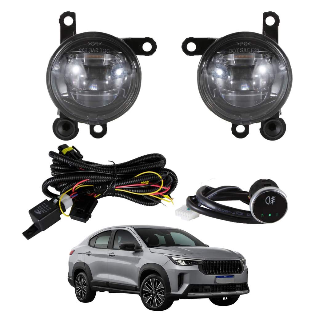 Kit Fastback A partir de 2026 Farol Led Botão Touch Shocklight - SL-092210U