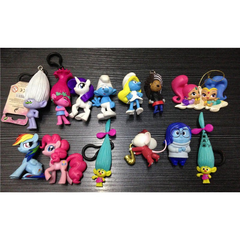 Figuras Soltas Populares de 2025: Elfos Mágicos, Bonecos Troll, My Little Pony, Elfos Azuis, Figuras de Ação, Bonecos Mo