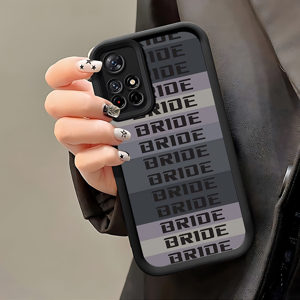 Capa de celular: Capa de celular BRIDE, adequada para carros japoneses JDM, compatível com Samsung Galaxy S25, S24, S23.