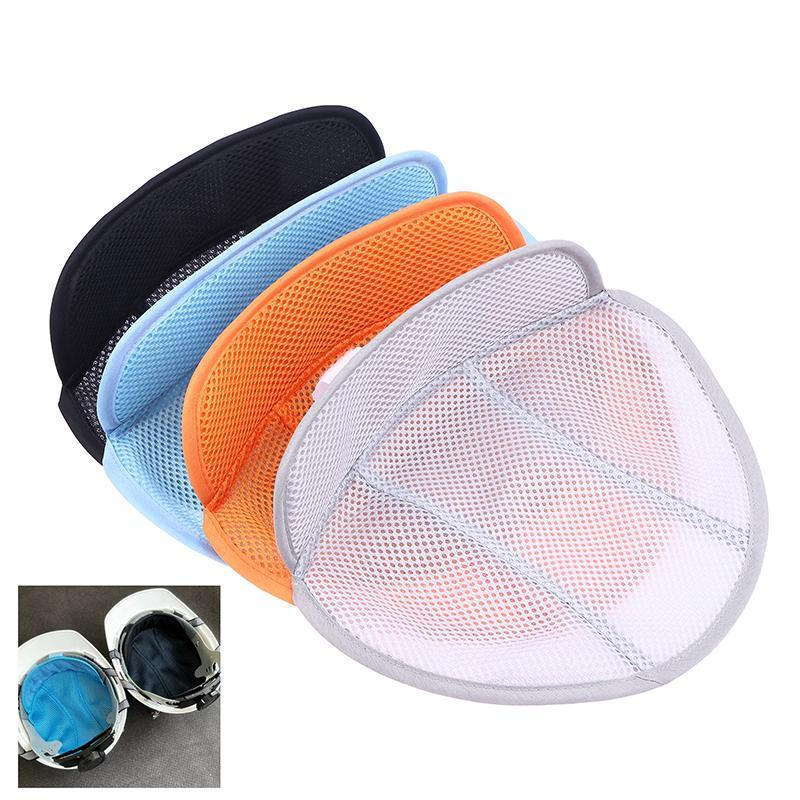 Forro decorativo do capacete, forro de malha respirável, faixa absorvente de suor, almofada de resfriamento para capacet