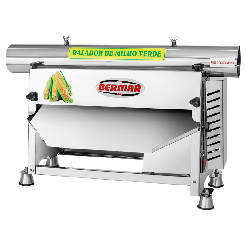 Ralador Moedor Milho Verde 30 Espigas/h Aço Inox Bm157 Bermar